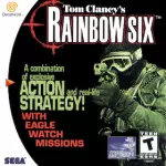 Tom Clancy's Rainbow Six art work for the sega DreamCast
