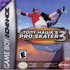 Tony Hawk's Pro Skater 3 art work – sports game for Nintendo Game Boy Advance