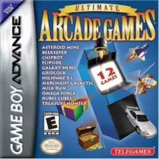 Ultimate Arcade Games art work – action game for Nintendo Game Boy Advance