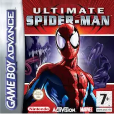 Ultimate Spiderman art work – action game for Nintendo Game Boy Advance