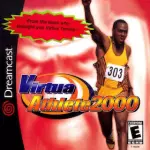 Virtua Athlete 2000 art work for the sega DreamCast