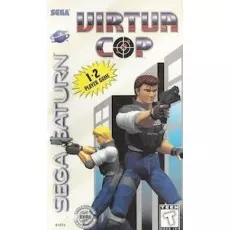 Virtua Cop Sega Saturn box art – retro game for Sega Saturn
