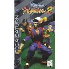 Virtua Fighter 2 Sega Saturn box art – fighting game for Sega Saturn