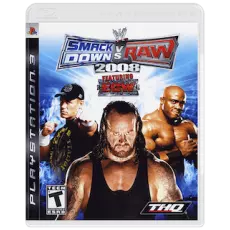 WWE Smackdown vs. Raw 2008 art work – video game for PlayStation 3