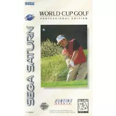 World Cup Golf Professional Edition Sega Saturn box art – retro game for Sega Saturn
