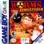Worms Armageddon Game Boy Color box art – old GBC game trade in