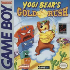 Yogi Bear's Gold Rush Game Boy box art – classic retro game for GameBoy
