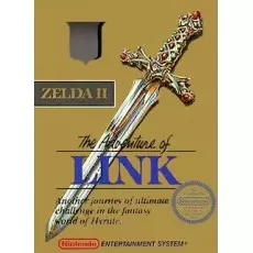 Zelda II The Adventure of Link NES box art – classic 8-bit game for Nintendo NES