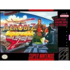 Aerobiz Supersonic SNES box art – retro game for Super Nintendo