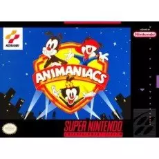 Animaniacs SNES box art – retro game for Super Nintendo