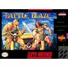 Battle Blaze SNES box art – retro game for Super Nintendo