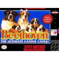 Beethoven SNES box art – retro game for Super Nintendo