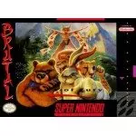Brutal Paws of Fury SNES box art – retro game for Super Nintendo