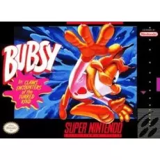 Bubsy II In Claws Encounters of the Furred Kind SNES box art – retro game for Super Nintendo