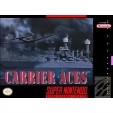 Carrier Aces SNES box art – retro game for Super Nintendo