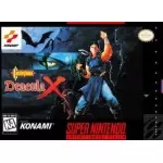 Castlevania Dracula X SNES box art – action-adventure game for Super Nintendo