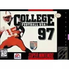 College Football USA 97 SNES box art – retro game for Super Nintendo