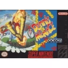 Dennis the Menace SNES box art – retro game for Super Nintendo
