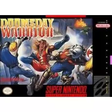 Doomsday Warrior SNES box art – retro game for Super Nintendo
