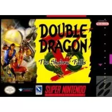 Double Dragon V The Shadow Falls SNES box art – retro game for Super Nintendo
