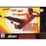 Dragon: The Bruce Lee Story SNES box art – retro game for Super Nintendo