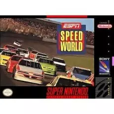 ESPN Speed World SNES box art – retro game for Super Nintendo