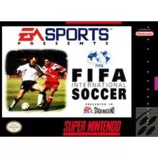 FIFA International Soccer SNES box art – sports game for Super Nintendo