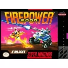 Firepower 2000 SNES box art – retro game for Super Nintendo