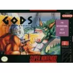 Gods SNES box art – retro game for Super Nintendo