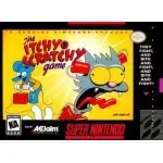 The Itchy and Scratchy Game SNES box art – retro game for Super Nintendo