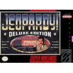 Jeopardy Deluxe Edition SNES box art – retro game for Super Nintendo