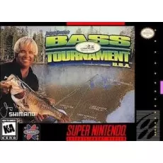 Jimmy Houston's Bass Tournament U.S.A. SNES box art – retro game for Super Nintendo