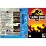 Jurassic Park Sega CD box art – used Sega game trade in