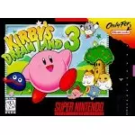 Kirby's Dream Land 3 SNES box art – platformer for Super Nintendo