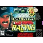 Kyle Petty's No Fear Racing SNES box art – racing game for Super Nintendo
