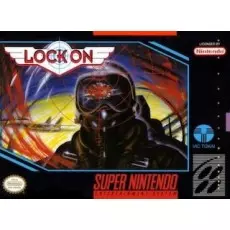 Lock On SNES box art – retro game for Super Nintendo