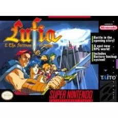 Lufia and The Fortress of Doom SNES box art – retro game for Super Nintendo