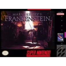 Mary Shelley's Frankenstein SNES box art – retro game for Super Nintendo