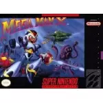 Mega Man X SNES box art – retro game for Super Nintendo