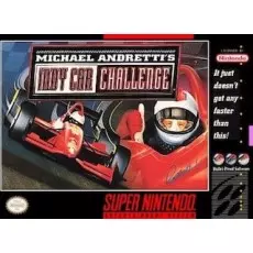 Michael Andretti's Indy Car Challenge SNES box art – retro game for Super Nintendo