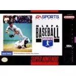 MLBPA Baseball SNES box art – sports game for Super Nintendo