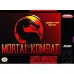 Mortal Kombat SNES box art – fighting game for Super Nintendo