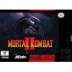 Mortal Kombat II SNES box art – fighting game for Super Nintendo