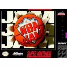 NBA Jam SNES box art – sports game for Super Nintendo