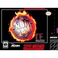 NBA Jam Tournament Edition SNES box art – sports game for Super Nintendo