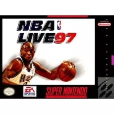 NBA Live 97 SNES box art – sports game for Super Nintendo