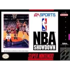 NBA Showdown SNES box art – sports game for Super Nintendo