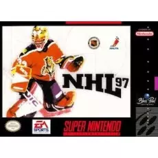 NHL 97 SNES box art – retro game for Super Nintendo