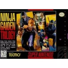 Ninja Gaiden Trilogy SNES box art – retro game for Super Nintendo