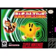 Pac-In-Time SNES box art – retro game for Super Nintendo